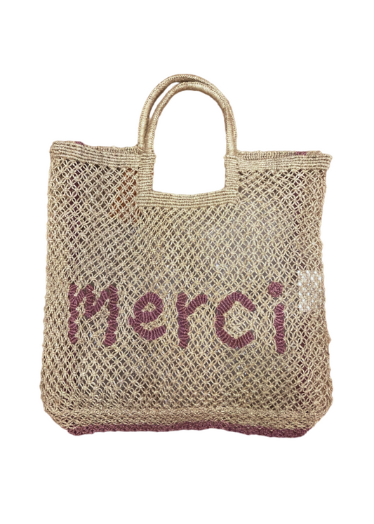 Panier Jackson Stella Merci  - NATUREL et LILAS