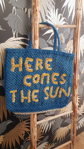 Sac Here comes the sun - JAUNE ET BLEU