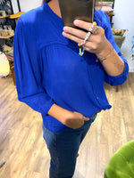 Charger l&#39;image dans la galerie, Chemise ROYAL BLUE - Eve
